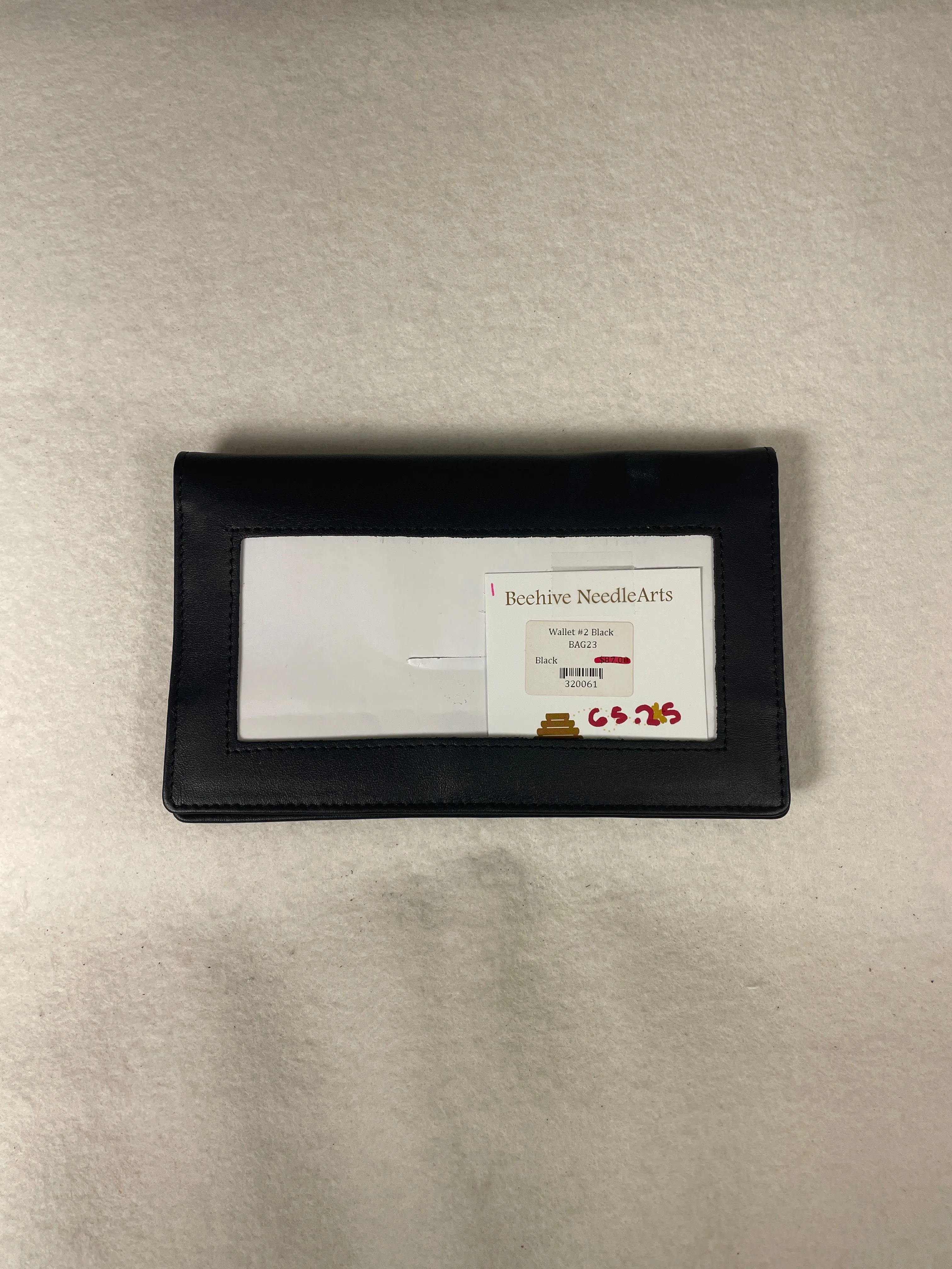 * SALE / Lee's Leather Wallet #2 (BAG23 BLACK)