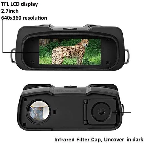 1080P HD Digital Infrared Night Vision Binoculars
