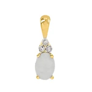 10KT Yellow Gold & Diamond Stunning Neckwear Pendant   - 1/10 ctw