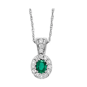 14KT White Gold & Diamond Classic Book Color Ensembles Neckwear Pendant  - 1/8 ctw