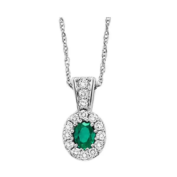 14KT White Gold & Diamond Classic Book Color Ensembles Neckwear Pendant  - 1/8 ctw