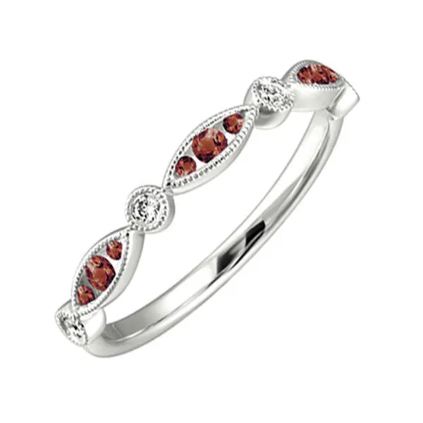 14KT White Gold & Diamond Fashion Ring -1/10 ctw
