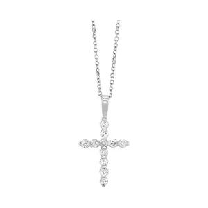14KT White Gold & Diamond Neckwear Pendant -1/2 ctw