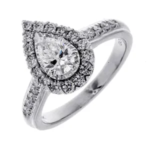 14KT White Gold & Diamonds Stunning Fashion Ring - 1/2 CTW