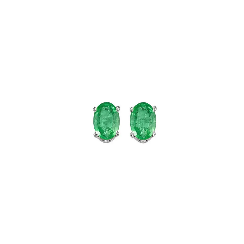14KT White Gold Classic Book Color Fashion Earrings