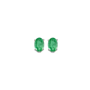 14KT White Gold Classic Book Color Fashion Earrings
