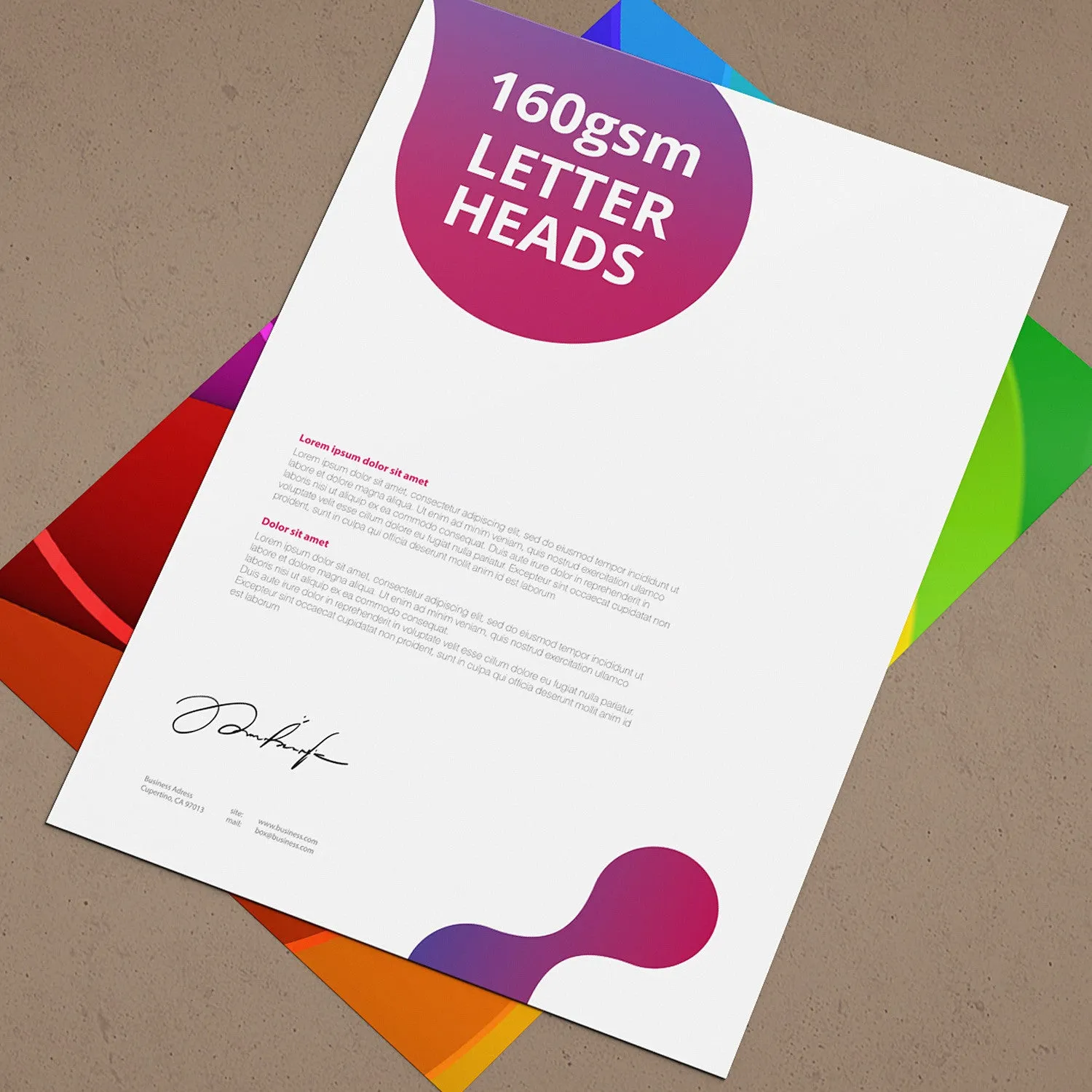 160gsm Letterheads