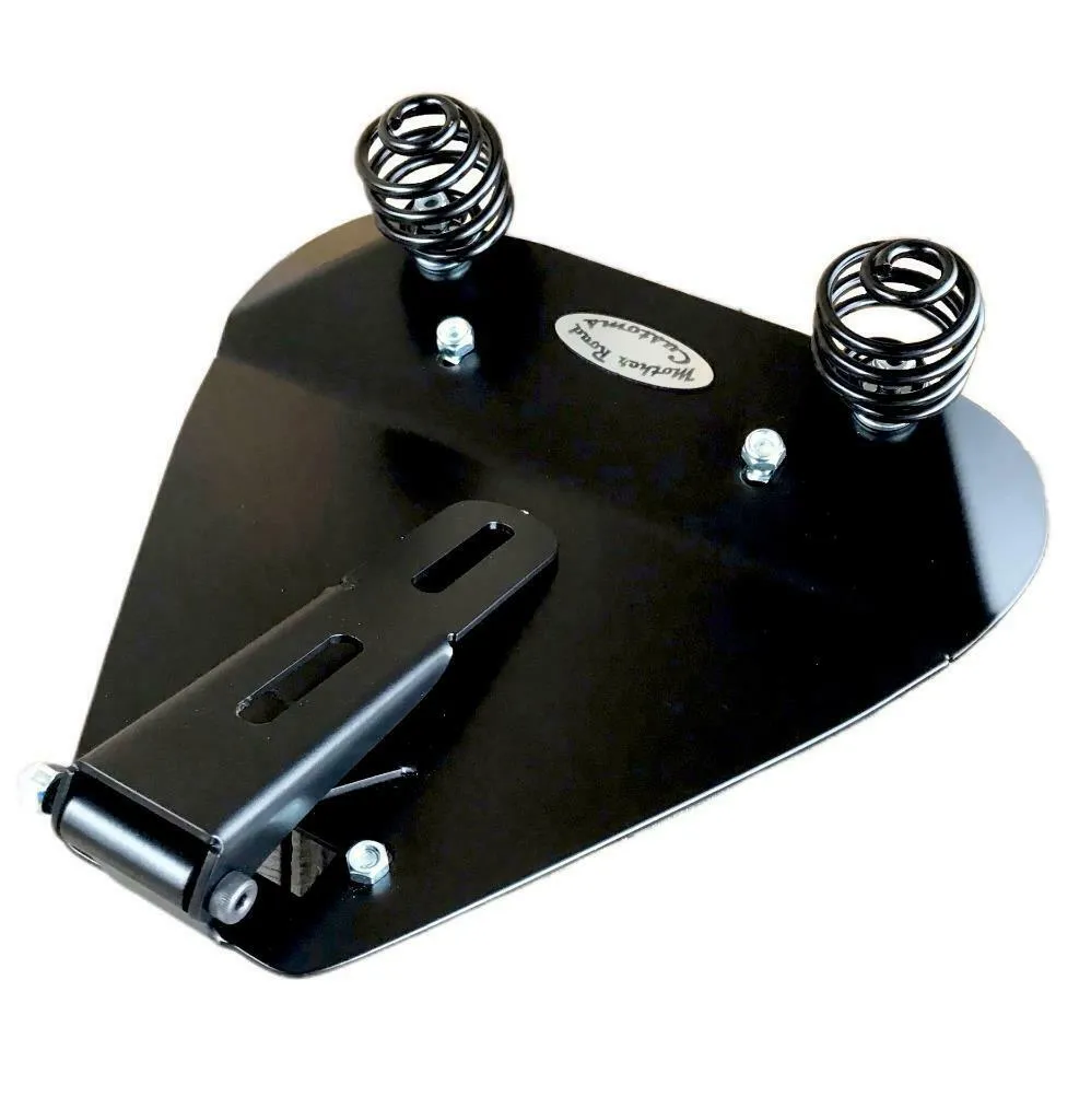 1998-2021 Yamaha V Star 650 Spring Solo Seat P-Pad Mounting Kit Black Tractor bc