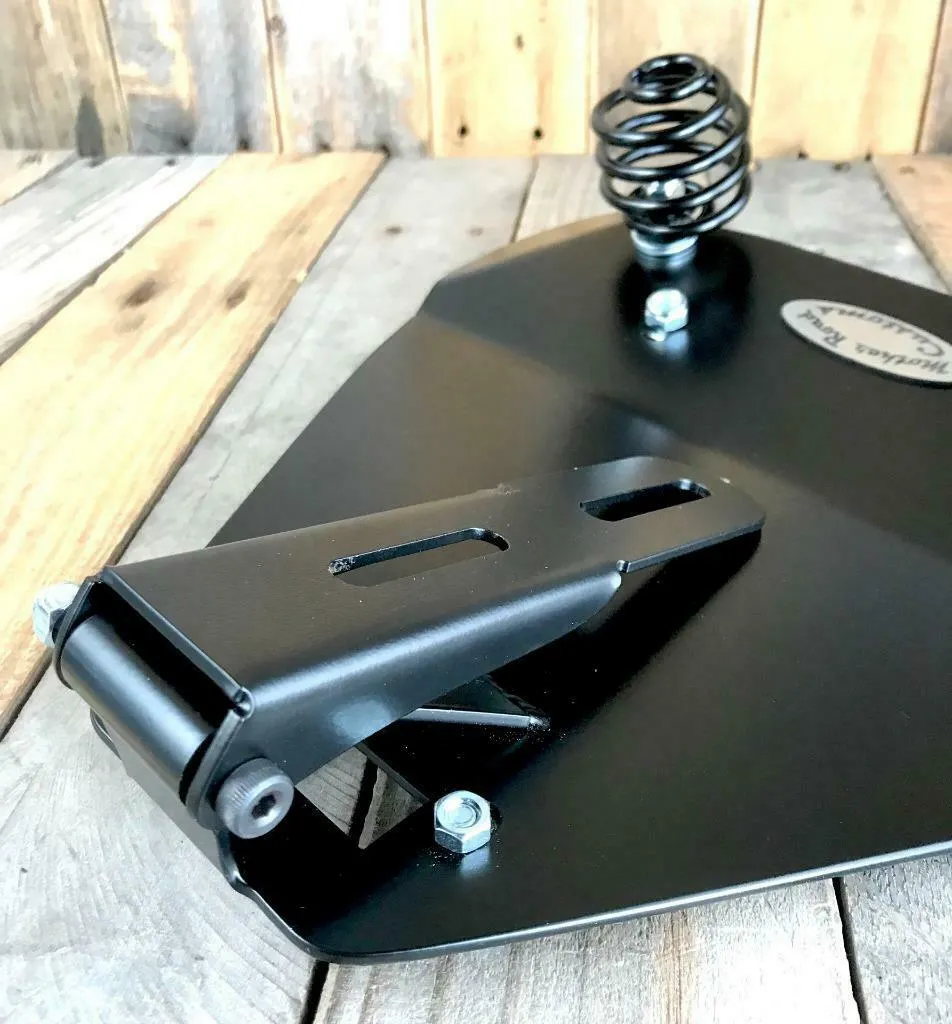 1998-2021 Yamaha V Star 650 Spring Solo Seat P-Pad Mounting Kit Black Tractor bc