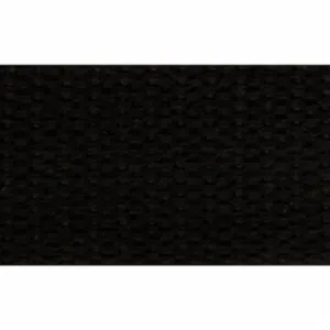 1" Black Cotton Strapping