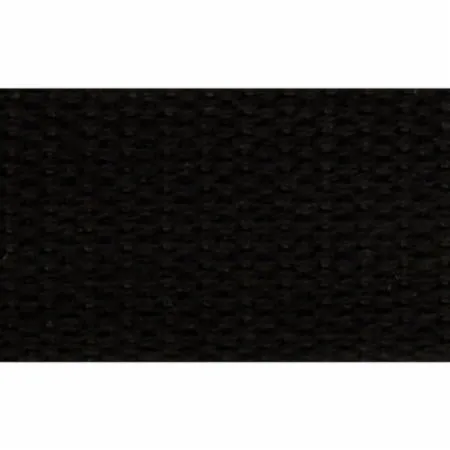 1" Black Cotton Strapping