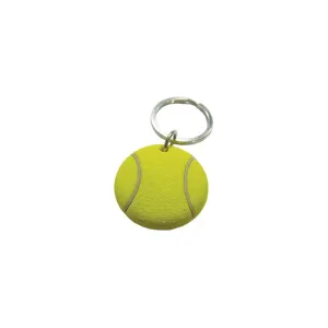 3D Rubber tennis Keychain