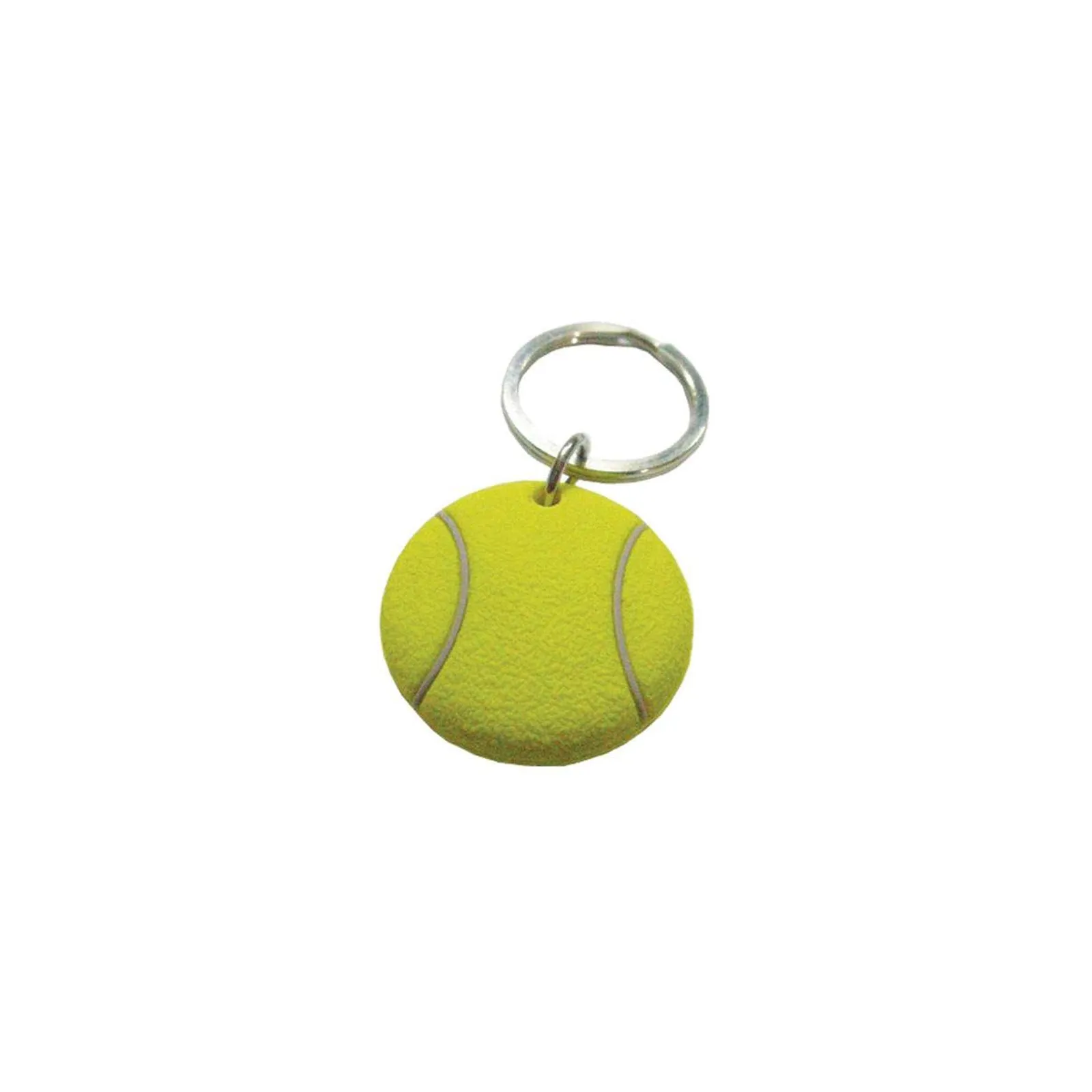 3D Rubber tennis Keychain