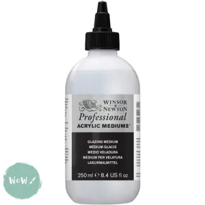 ACRYLIC MEDIUMS - Winsor & Newton PROFESSIONAL – GLAZING MEDIUM - 250ml