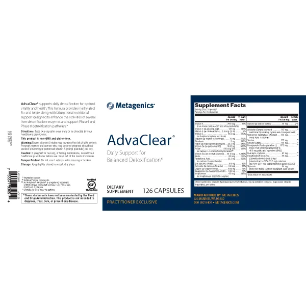 AdvaClear® <br>Daily Support for Detoxification*