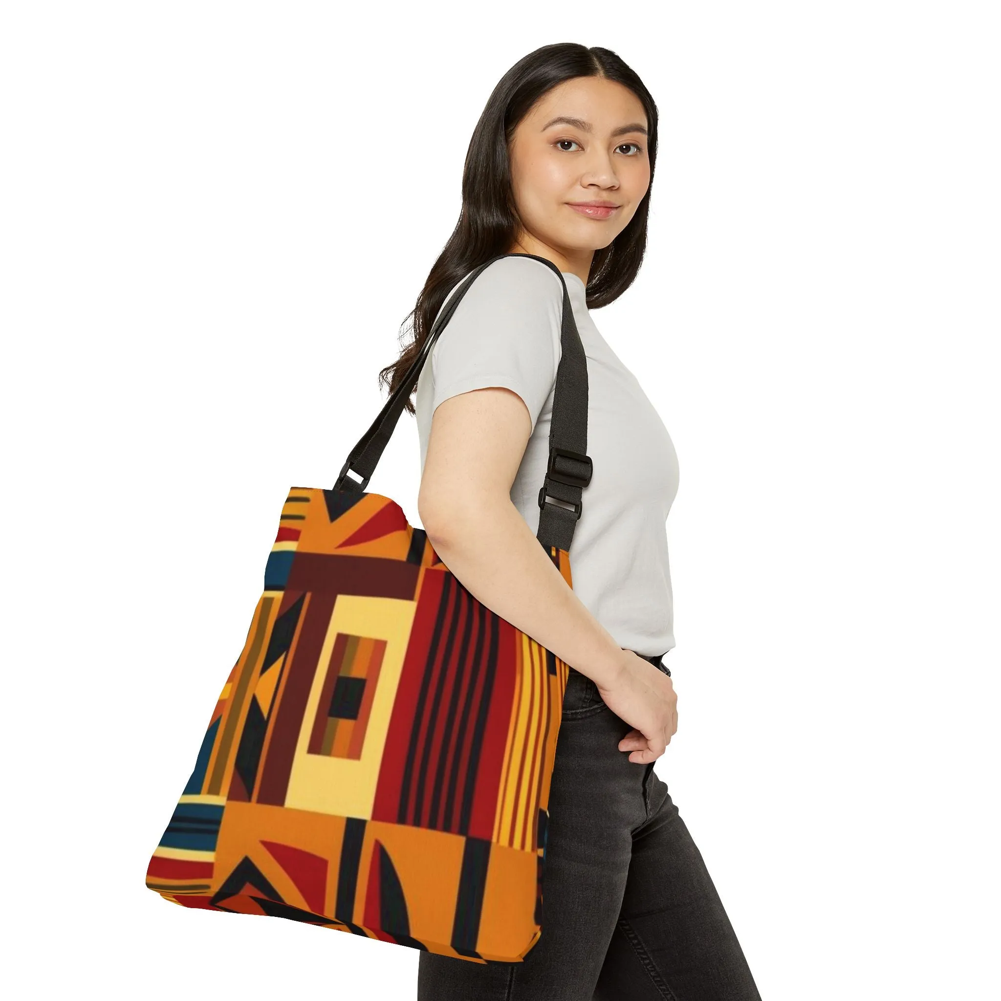 African Canvas 2 Adjustable Tote Bag (AOP)