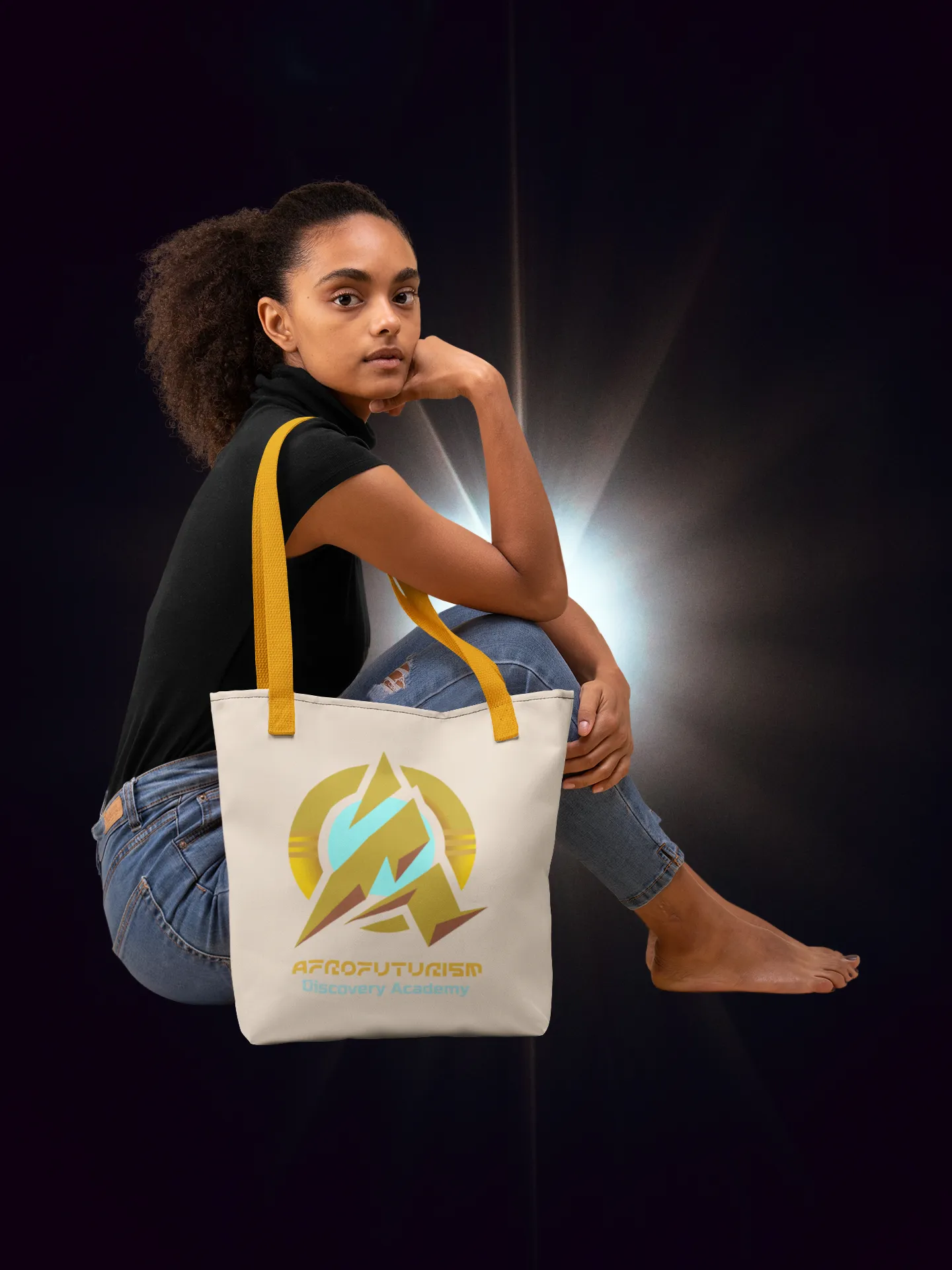 Afrofuturism Discovery Academy Tote Bag