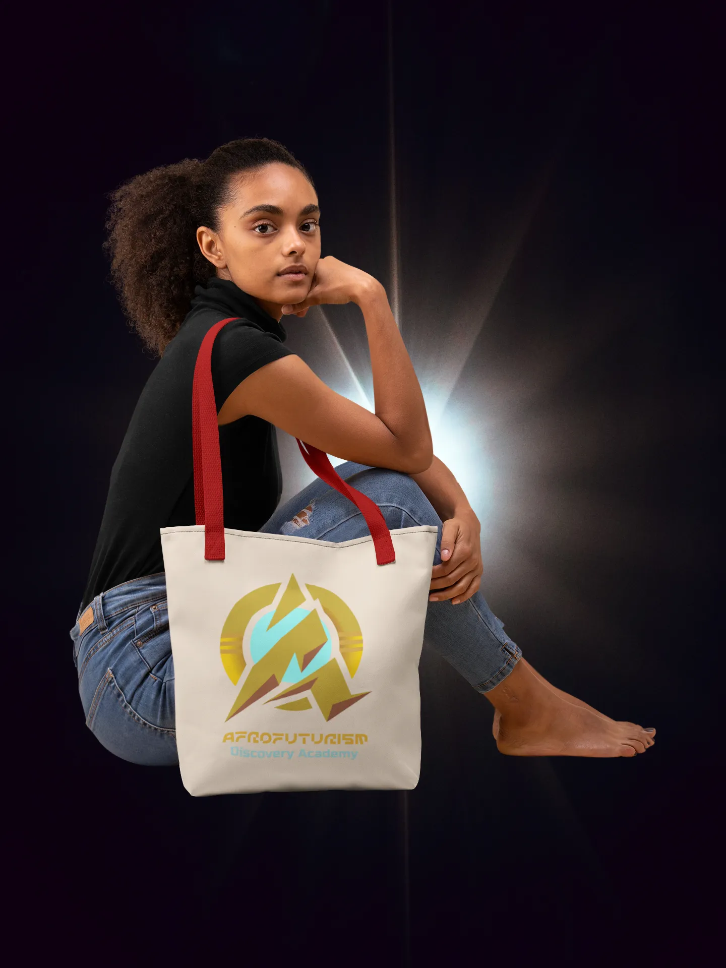Afrofuturism Discovery Academy Tote Bag
