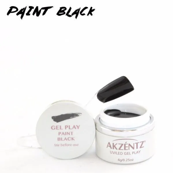 Akzentz Gel Play - Paint Black