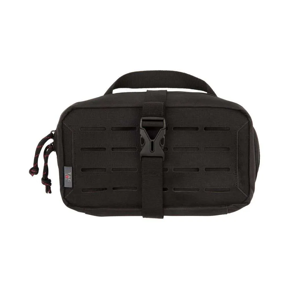 Allen Tac-Six Detachment Tactical Accessory Pouch, Removable Back Panel, 9"L x 5"W, Black