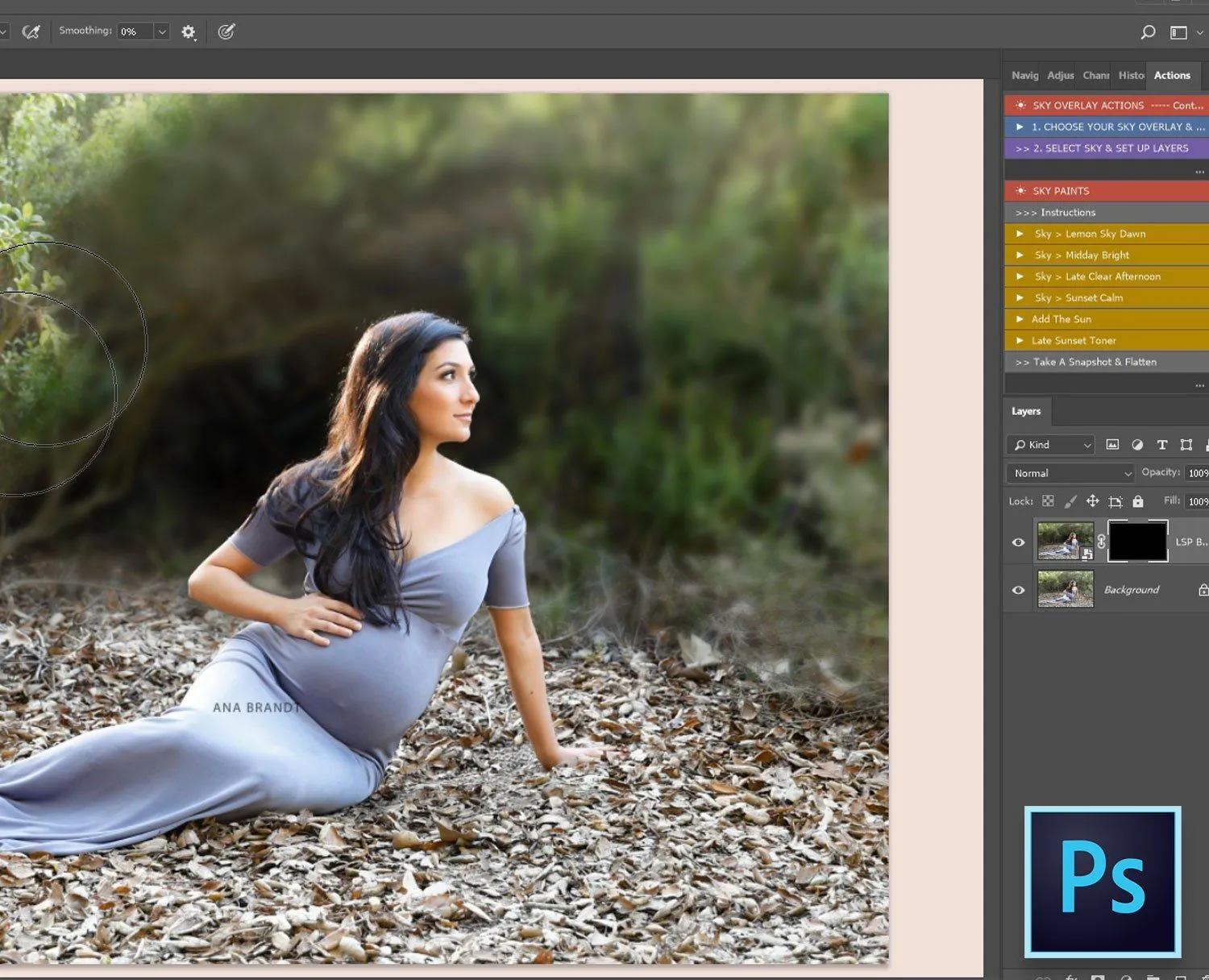 Background Blur Photoshop Action