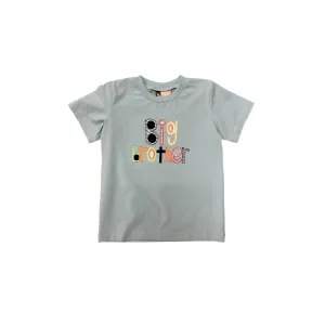 Banana Split BIG Brother Applique Shirt - Blue