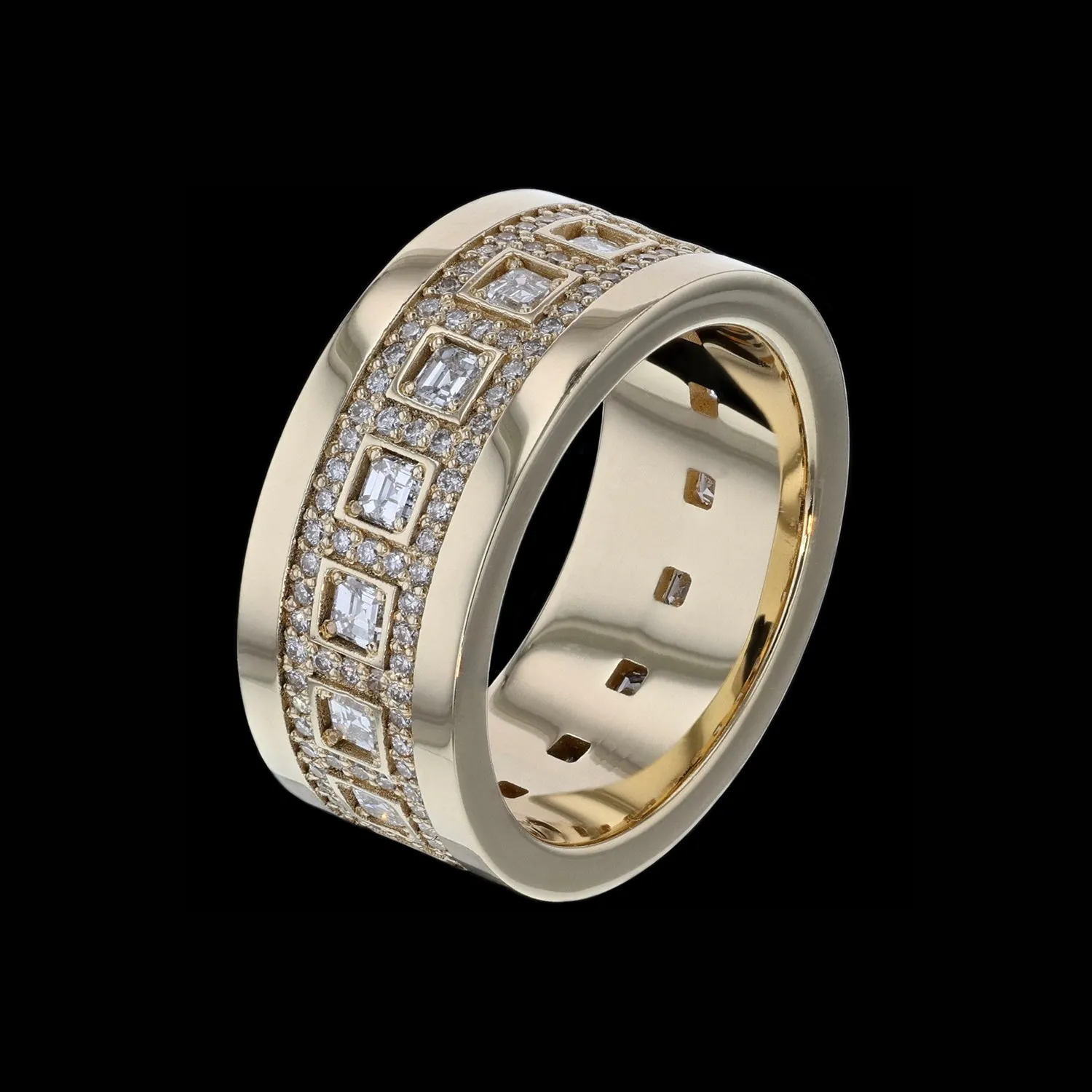 Band Windows Asscher Yellow