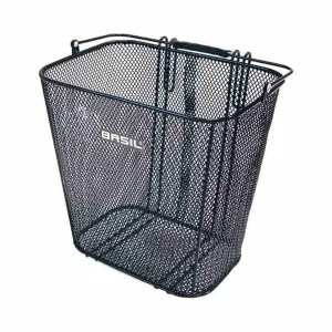 Basil Cardiff Rear Hanging Carrier Basket Black