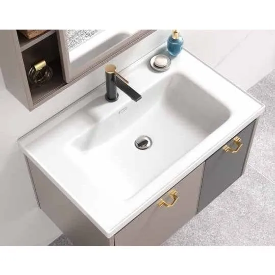 Bathroom Luxury 60cm Wall-Mounted Vanity Cabinet with Mirror - WK-K-9635