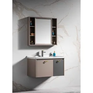 Bathroom Luxury 60cm Wall-Mounted Vanity Cabinet with Mirror - WK-K-9635