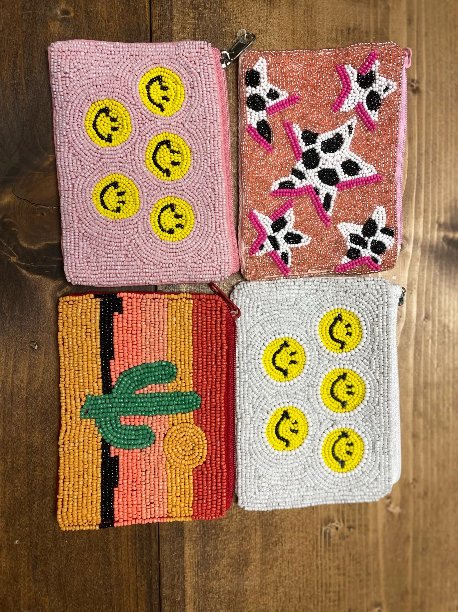 Beaded Coin Purses-Multiple Prints Available
