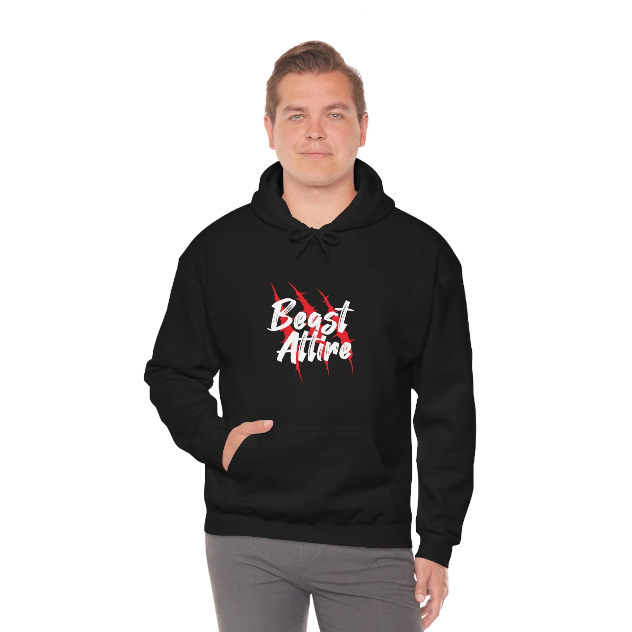 Beast Attire Heavy Blend™  Dark Hoodie