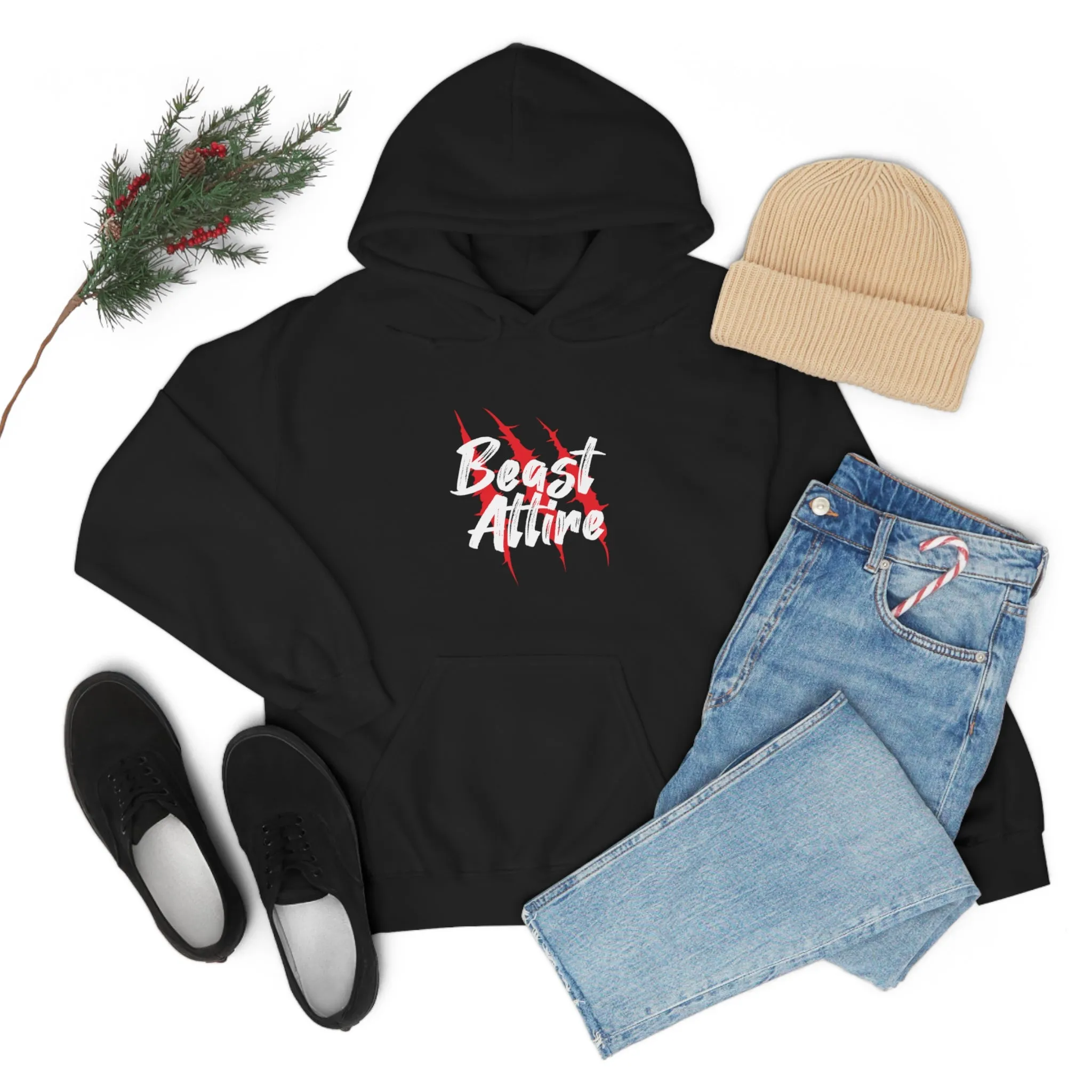 Beast Attire Heavy Blend™  Dark Hoodie