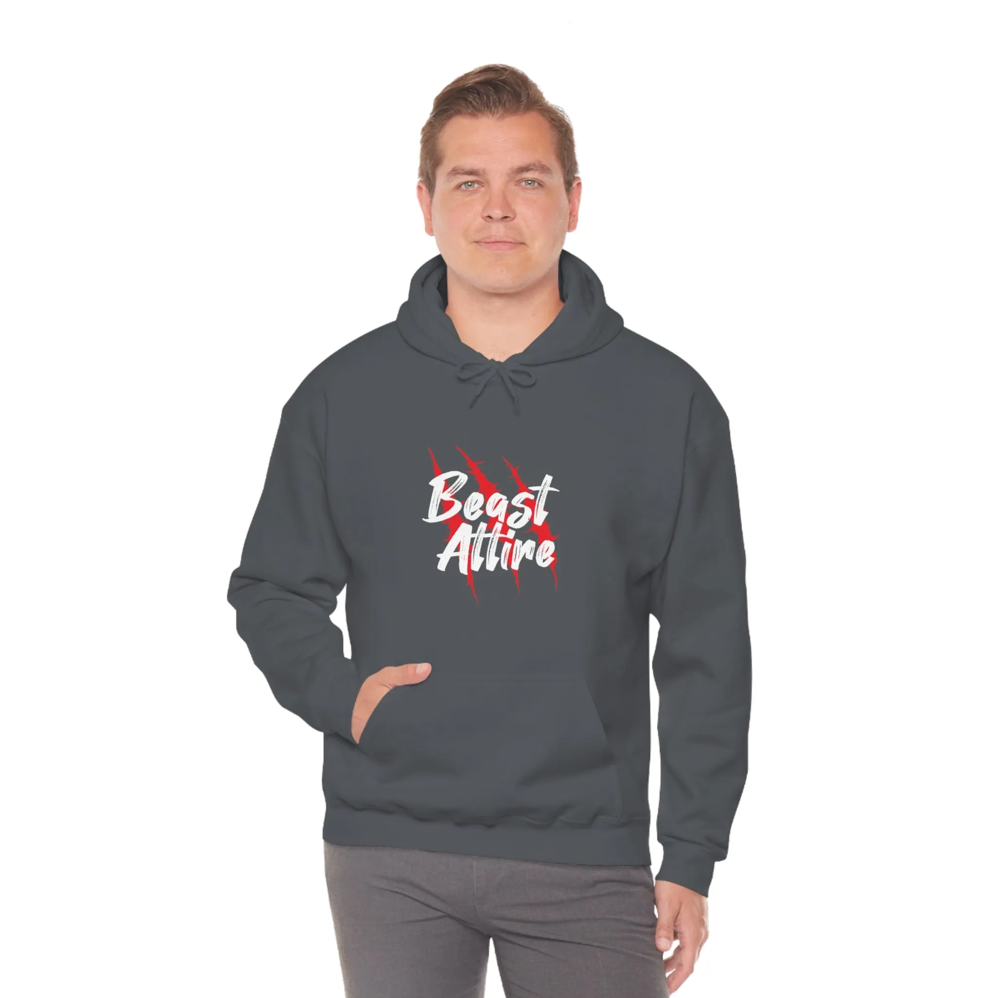 Beast Attire Heavy Blend™  Dark Hoodie