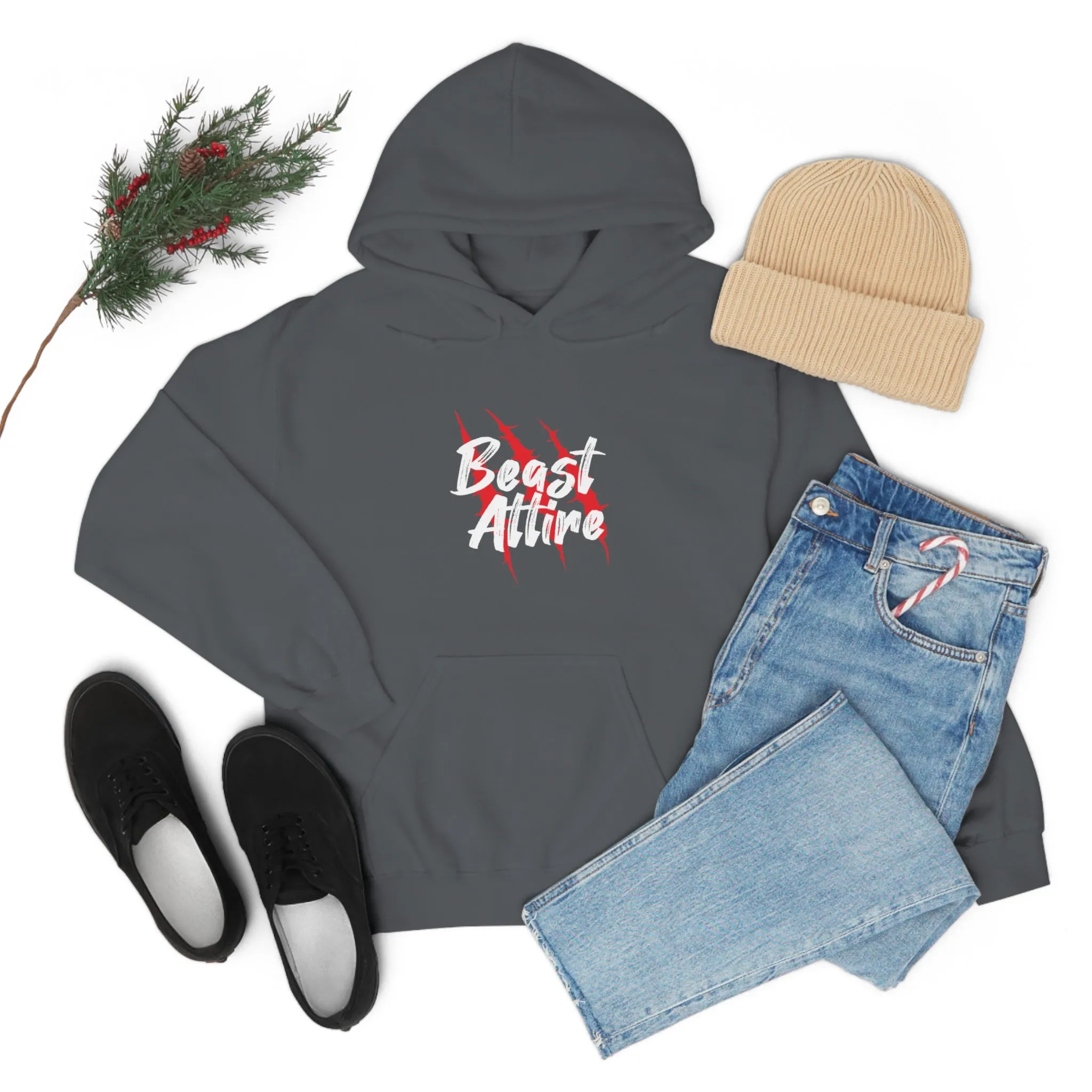Beast Attire Heavy Blend™  Dark Hoodie