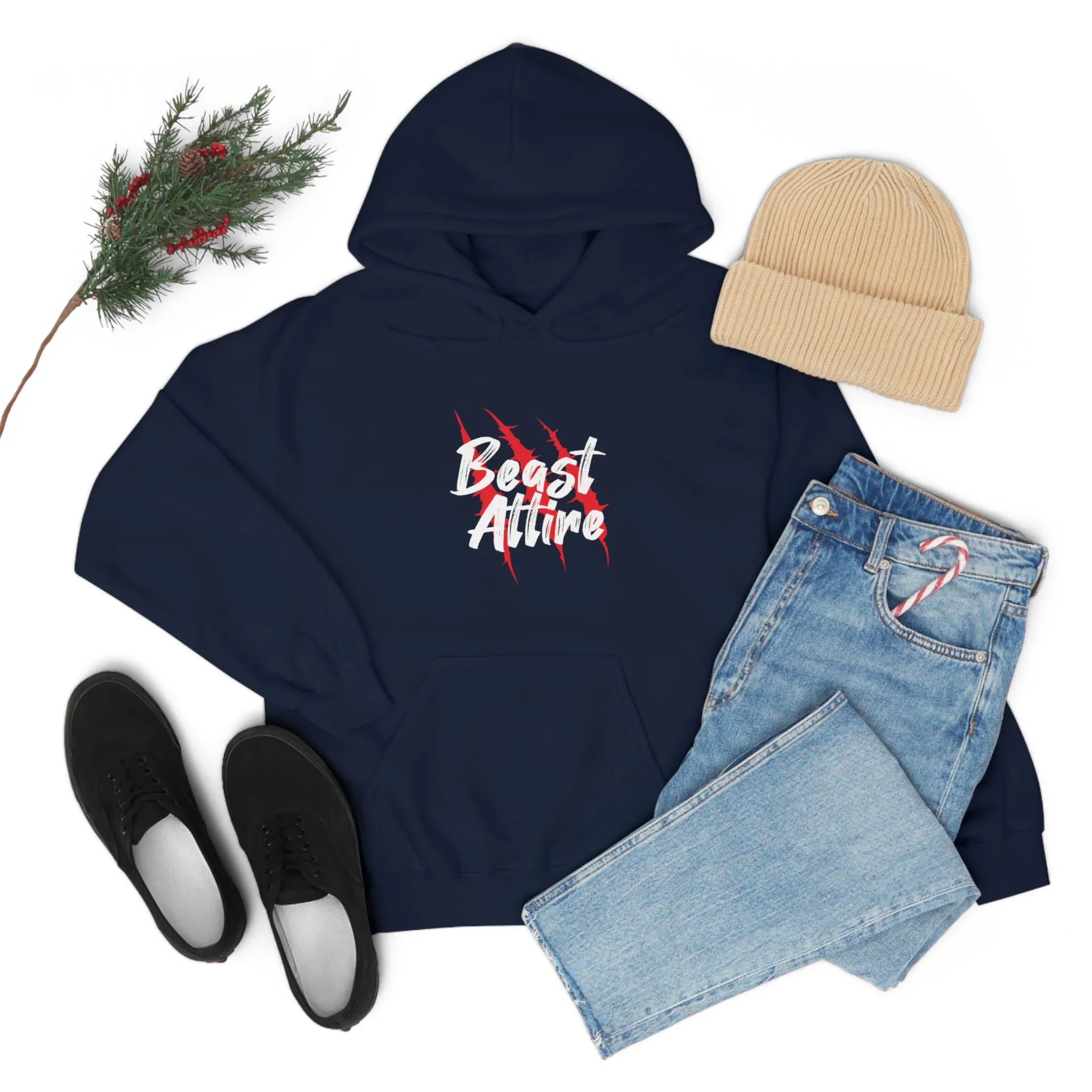 Beast Attire Heavy Blend™  Dark Hoodie