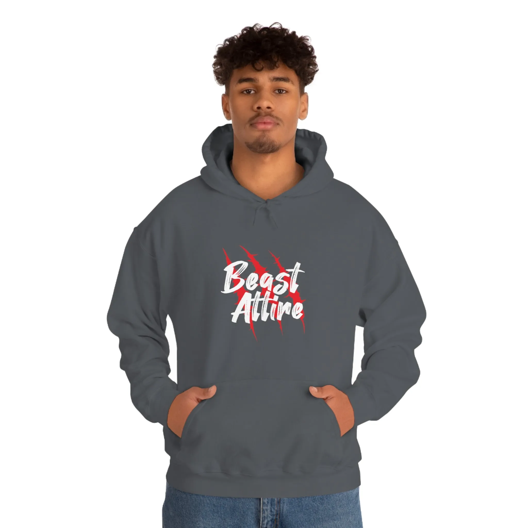 Beast Attire Heavy Blend™  Dark Hoodie