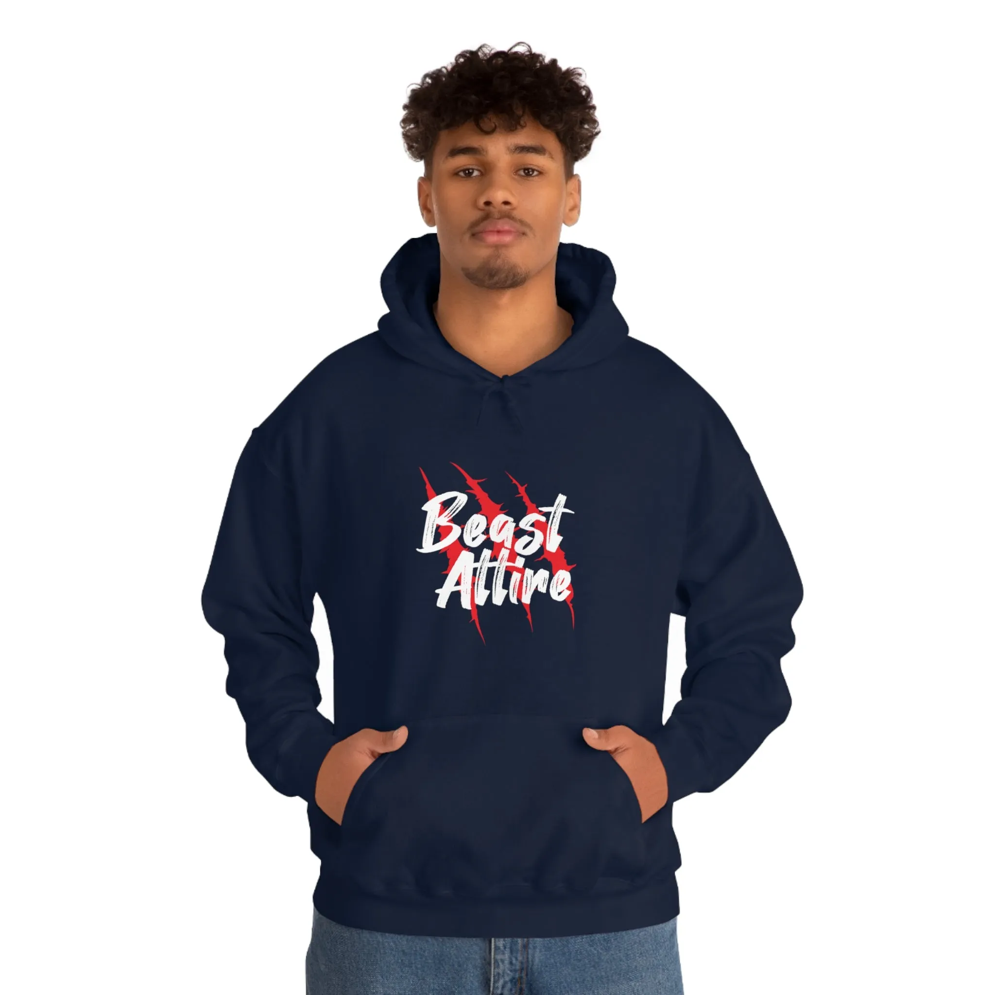 Beast Attire Heavy Blend™  Dark Hoodie