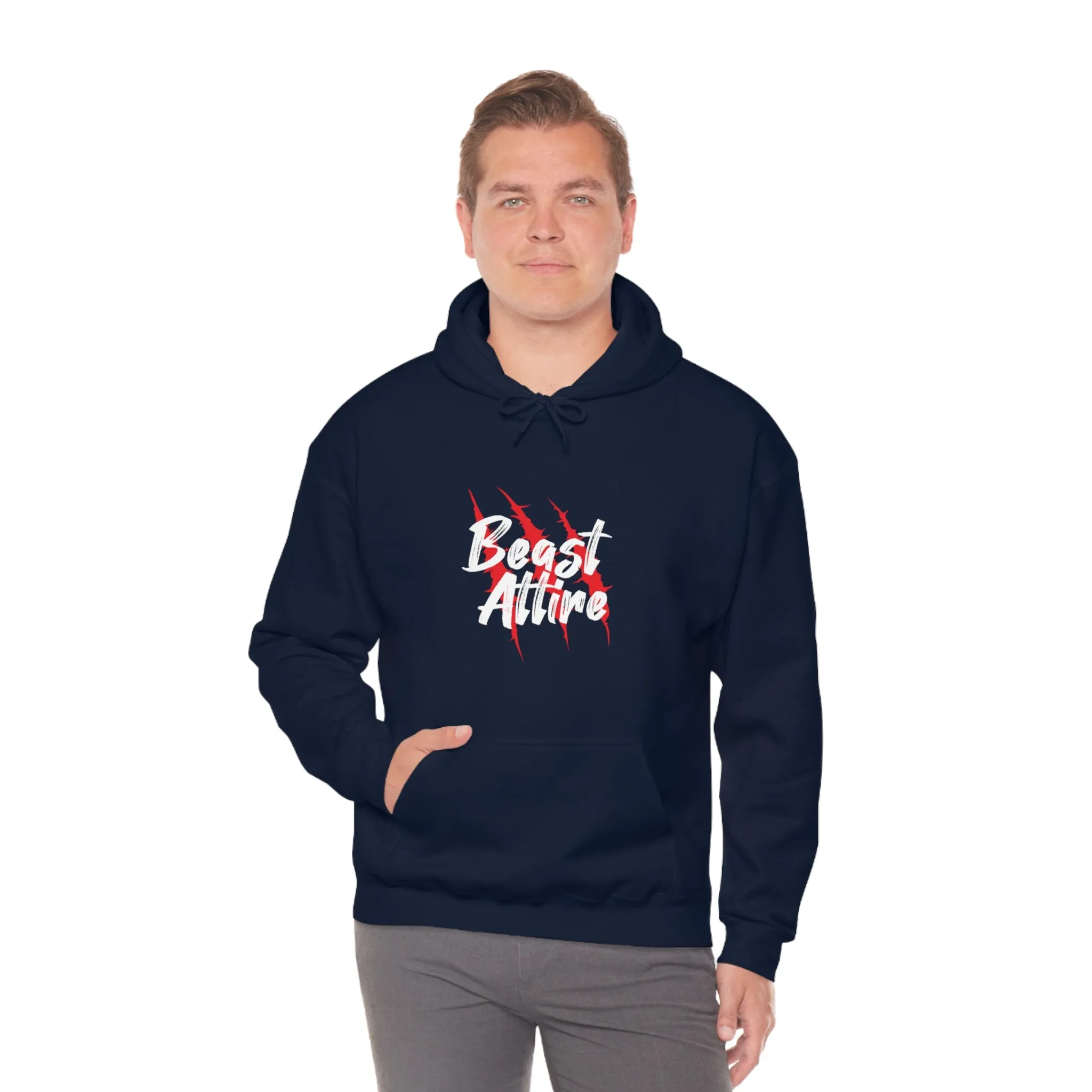 Beast Attire Heavy Blend™  Dark Hoodie