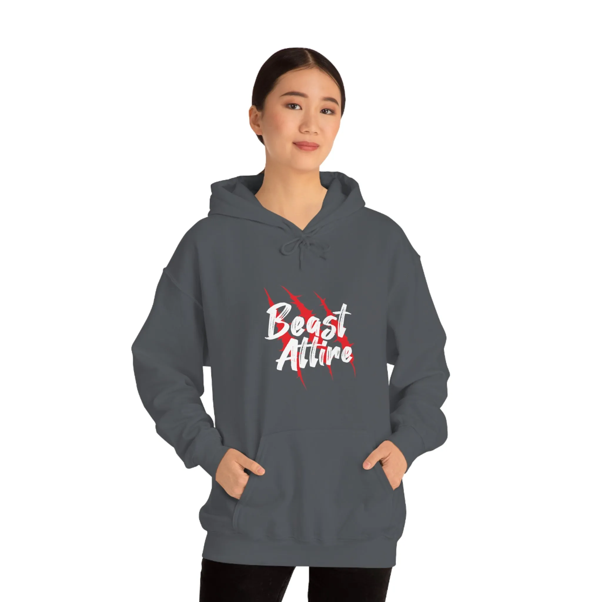 Beast Attire Heavy Blend™  Dark Hoodie