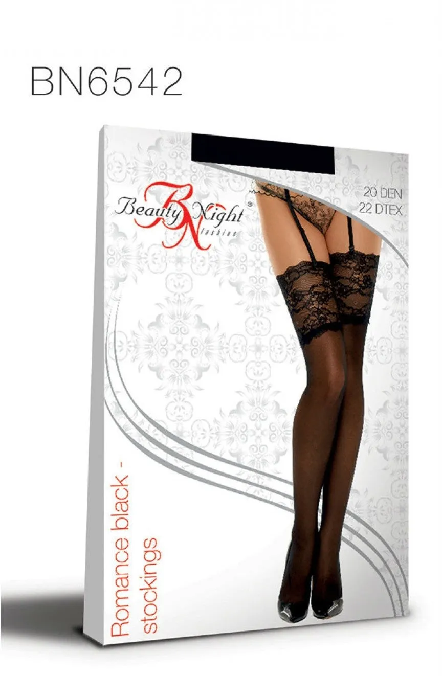 Beauty Night Romance Stockings Black