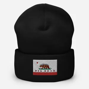 Big Bear CA Flag Cuffed Beanie