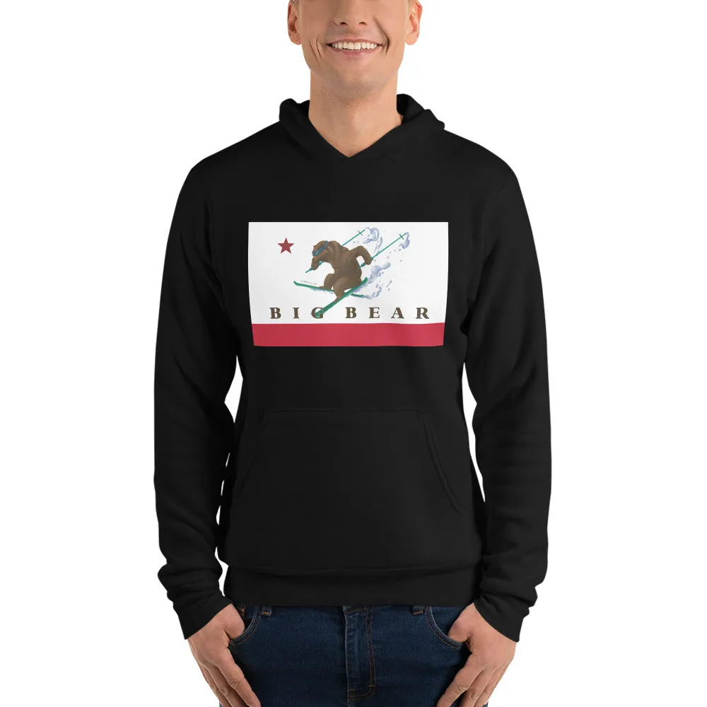 Big Bear CA Flag Ski Hoodie