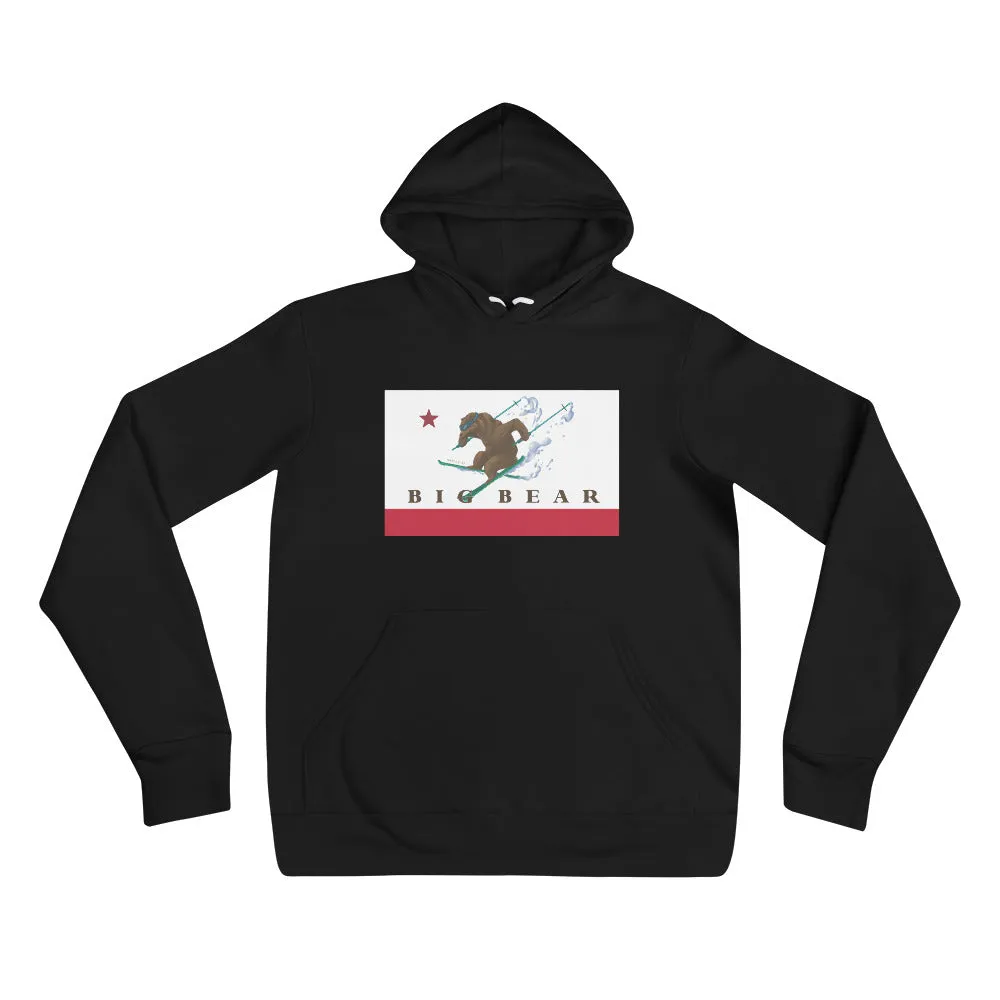 Big Bear CA Flag Ski Hoodie