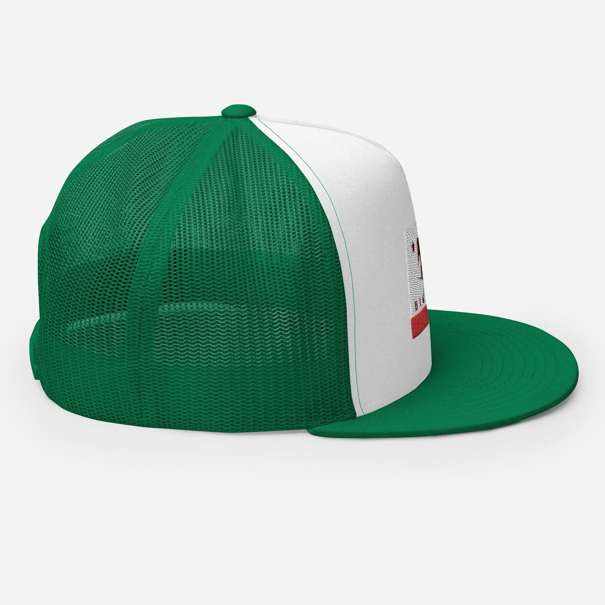 Big Bear Skiing CA Flag Trucker Cap