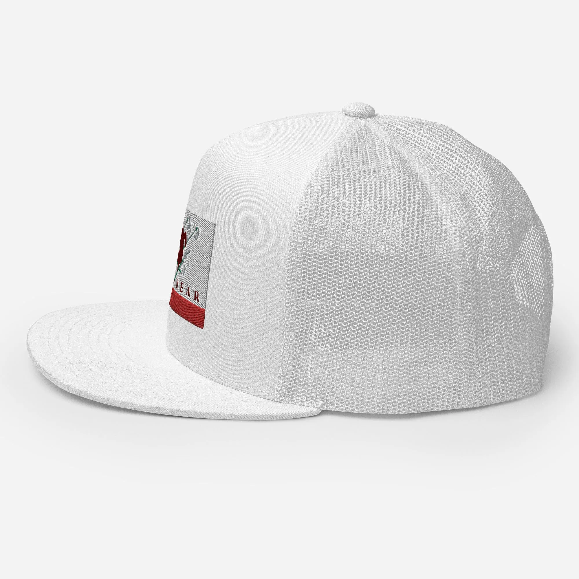 Big Bear Skiing CA Flag Trucker Cap