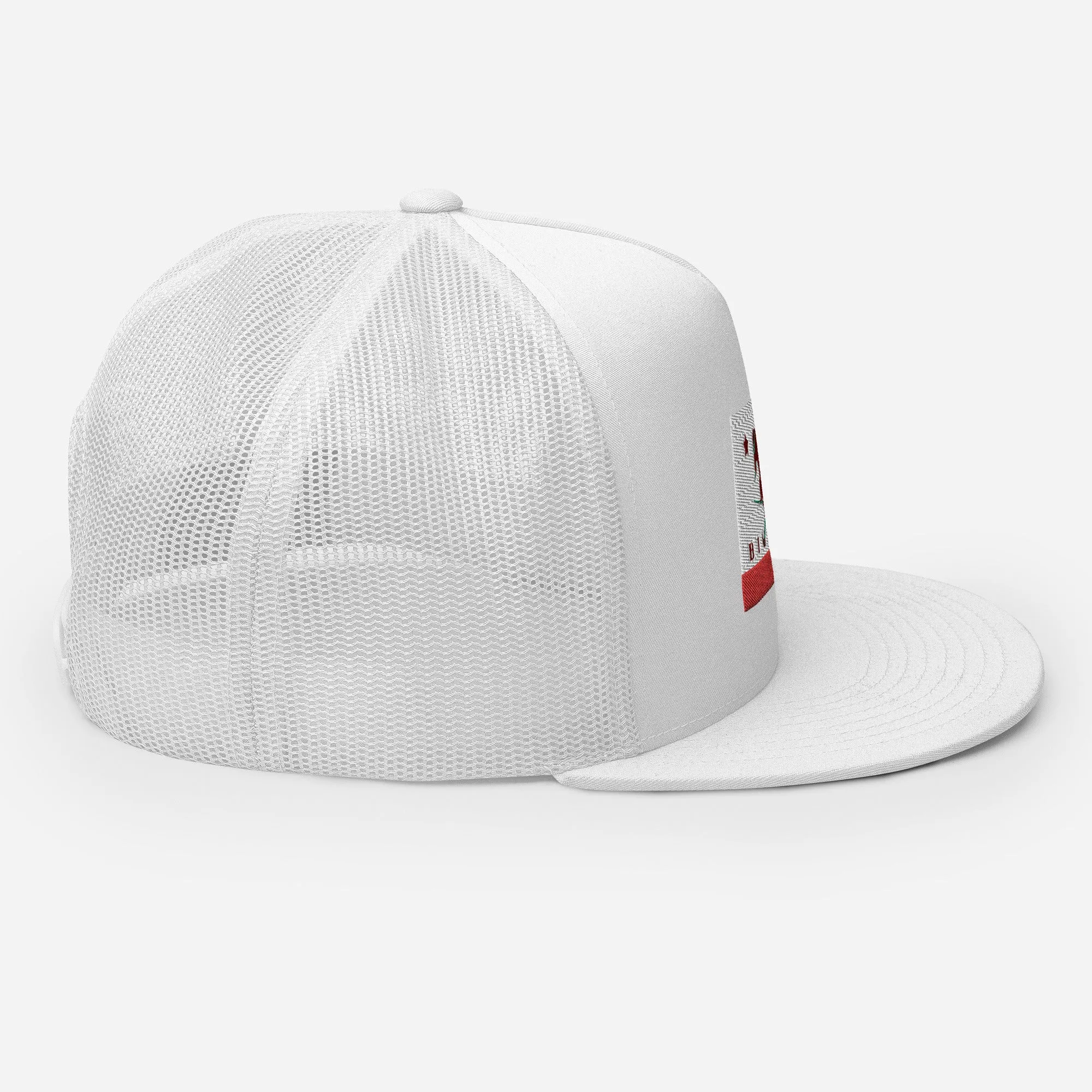Big Bear Skiing CA Flag Trucker Cap