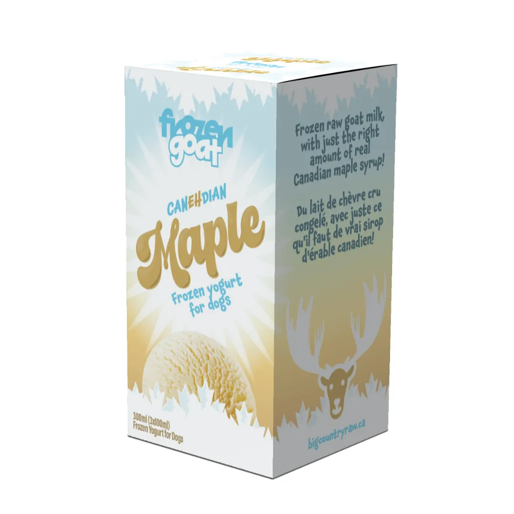 Big Country Raw Frozen Goat Treat - Maple