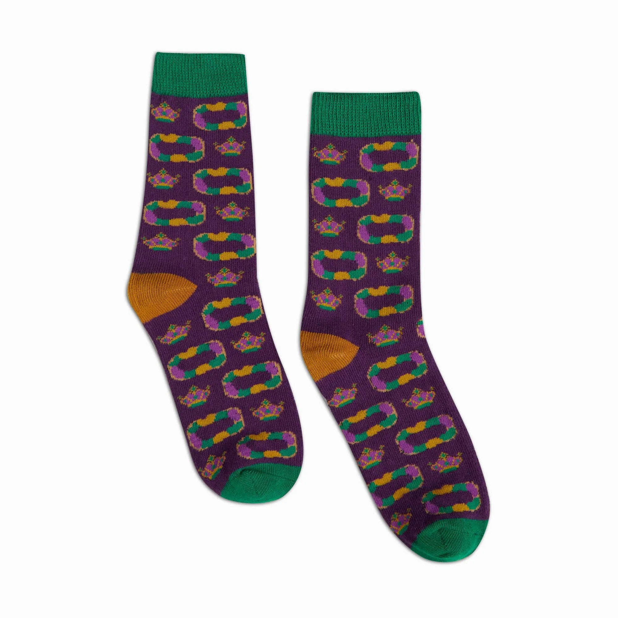 Big Kid King Cake Socks