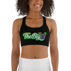Big V Sports bra (black)